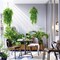 Fake Fern Artificial Hanging Ferns Outdoor (Green) 3.94"D x 5.91"W x 1.97"H